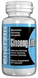 Ginseng-Life - 90 Capsules Potent Tri-Ginseng Complex 1000mg