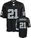 Nnamdi Asomugha #21 Oakland Raiders Replica NFL Jersey Black Size 50 (Large)