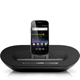 Philips - AS351 - Radio r�veil avec Station d'accueil Fidelio pour Android - enceintes int�gr� - Bluetooth - 10 W - Noir