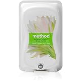 Method Softener Infused Dryer Cloths Waterlily & Aloe, 32-Count Boxes (Pack of 6)