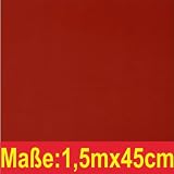Produkt-Bild: Klebefolie Velour Rot 1,5mx45cm