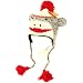 Himalayas Handmade Knit Trooper Winter Hat Sock Monkey Gray