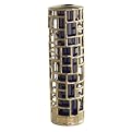 Allure Entwine Vase - Gold/ Blue (16")