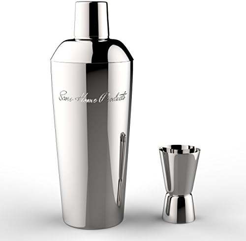 Stainless Steel Cocktail Shaker Martini Shaker Bar Set 24 Oz Premium Quality