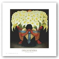 El Vendedor De Alcatraces by Diego Rivera 24"x24" Art Print Poster