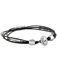 Fossil Multi-Strand Silver Wrist Wrap Bracelet