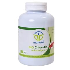 Manako Bio Chlorella Presslinge � 400mg, 1er Pack (1 x 250 g) - Bio