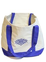Shri Yantra 12 oz. Canvas Boat Tote in Royal Blue