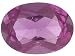 Jewelry : MIN .65CT 7X5MM OVAL RUBELLITE TOURMALINE