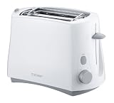 Cloer 331NA Compact Electronic Cool-Touch Toaster, White, 2-Slice