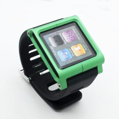 Ipod Nano 16gb  on Save  30 00   New Multi Touch Watch Band For Ipod Nano 6th Gen  Green