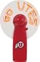 Utah Utes NCAA Message Fan Blister Pack