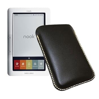 Barnes and Nobles Nook E-book Reader Housse Lecteur Ebook Etui Liseuse eReader Protection Livre électronique Pochette en cuir Barnes and Nobles Nook E-book Reader Housse Lecteur Ebook Etui Liseuse eReader Protection Livre électronique Pochette en cuir