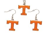Tennessee Vols Necklace And Dangle Earring Charm Set Ncaa Tennessee Vols Necklace And Dangle Earring Charm Set Ncaa