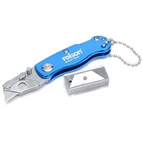Rolson Tools 62846 Mini Lock Back Utility Knife With 5 Blades