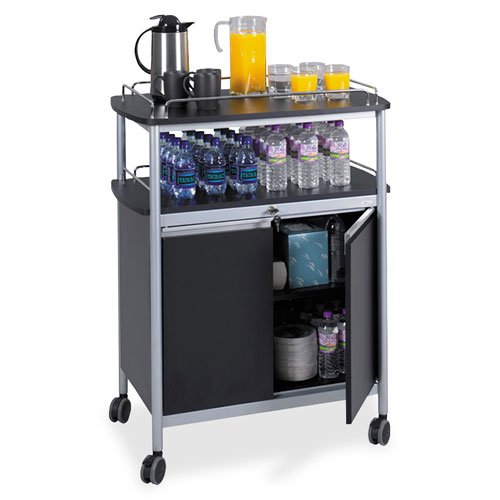 Safco Mobile Beverage StandMobile Beverage Stand, 331/2″x213/4″x43
