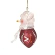 Virginia Cavaliers NCAA Acrylic Football Snowman Ornament (2.75)"