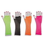 80s Long Fishnet Gloves