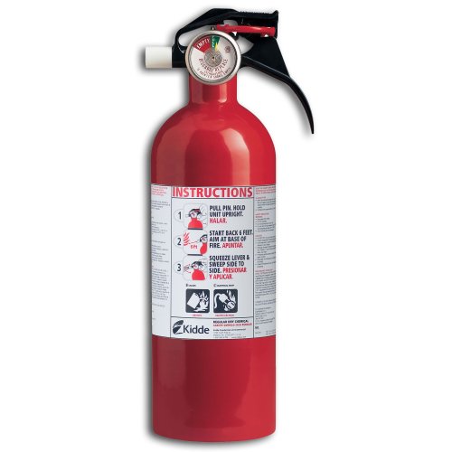 Kidde FA5B Basic Fire Extinguisher with Pressure Gauge