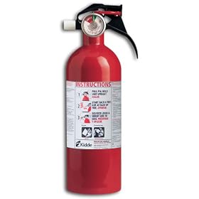 Kidde FA5B Basic Fire Extinguisher with Pressure Gauge