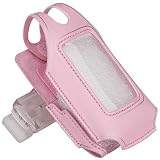 PCMICROSTORE Brand LG CU500 Scuba Pink Neoprene Carrying Case Cover with Removable Belt Clip