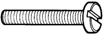 Flat Head Machine Screws - #4-40 Length 1/2" New Condition