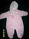 Carter's 3-6 Months Girls Infant Fleece Snowsuit