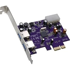 Sonnet Allegro USB 3.0 PCIe Card (2-Ports, Macintosh Windows) USB3M-E by 