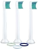 Philips Sonicare® HX6023/60 ProResults Compact Replacement Brush Head, 3-pack