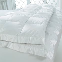 Pacific Coast&reg; Satin Trim Down Blanket King White 108x96 Inch 22oz