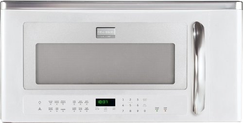 Frigidaire Gallery Premier FGBM187KW 1.8 cu. ft. Over-the-Range Microwave Oven with 350 CFM Venting System, 1000 Cooking Watts, 9 Auto Cook Options, Sensor Cook, 7 User Preference Options, One-Touch Options and Convertible to Recirculating: White Frigidaire Gallery Premier FGBM187KW 1.8 cu. ft. Over-the-Range Microwave Oven with 350 CFM Venting System, 1000 Cooking Watts, 9 Auto Cook Options, Sensor Cook, 7 User Preference Options, One-Touch Options and Convertible to Recirculating: White