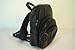 Genuine Leather Mini Backpack Handbag/Purse With Sling & Side Cell Phone Pocket Black