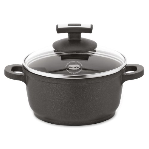 Berndes 093116 Aluguss Ecofit Kochtopf mit Glasdeckel 16 cm, mit Thermoflammschutz Preisvergleich