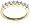 14k Yellow Gold 7-Stone Diamond Ring (1/2 cttw, H Color, SI2 Clarity), Size 6