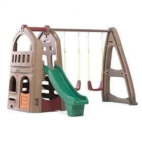 Step2 Naturally Playful Playhouse Climber and Swing Extension