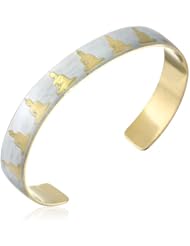 Mercedes Salazar "Fiesta" Handmade Buddha Enamel Cuff Bracelet, 6"