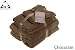 Prestige 'Luxor' Egyptian Cotton 650gsm 6pc Towel Bale Bundle Gift Set - CHOCOLATE Image