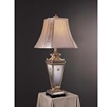 Jessica McClintock Tuscan Gold Mirrored Grand Table Lamp