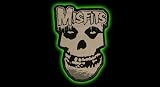 MISFITS - Metallic Skull And Logo - Sticker