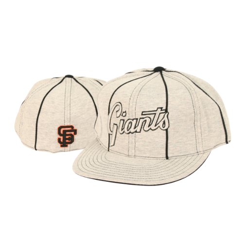 San Francisco Giants Cooperstown Collection Fitted Flat Bill Baseball Hat - Jersey Style