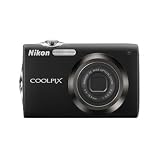 Nikon S3000-BLACK CoolPix 12 Megapixels Digital Camera with 4x Anti-Blur in Black