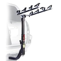 Allen Deluxe 4-Bike Hitch Mount Rack for Vehicles with Rear Mounted Spare Tire (2-Inch Receiver)