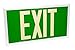 Fulham FLPL50SGW Freelite Photoluminescent Exit Sign, 50-Feet, Green
