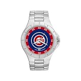 Chicago Cubs MLB Ladies Pro II Watch with Stainless Steel Bracelet