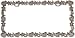 Celestial Stars Moons Hearts License Plate Holder Frame