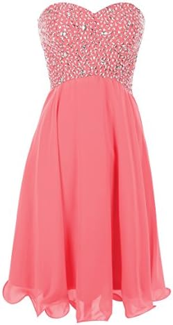 Miya Strapless Chiffon Short Prom dress evening dress party dresses Size 22W Blush