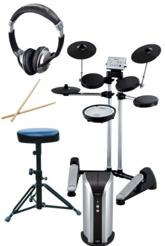 Roland HD-1 Electronic Drumkit and PM-03 Drum Monitor Package. Inc Stools, Sticks, Headphones Roland HD-1 Electronic Drumkit and PM-03 Drum Monitor Package. Inc Stools, Sticks, Headphones