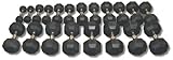 Rubber Coated Hex Dumbbell Set 5-50 lbs.