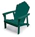 Kitchen & Housewares : Jack Post JN-20W Jennings Adirondack Chair, Hunter Green