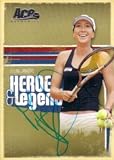 Jelena Jankovic autographed 2006 Ace Authentic tennis card